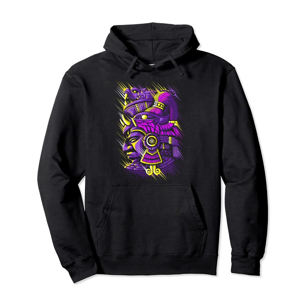 Psychedelic Maya native Aztec Pullover Hoodie